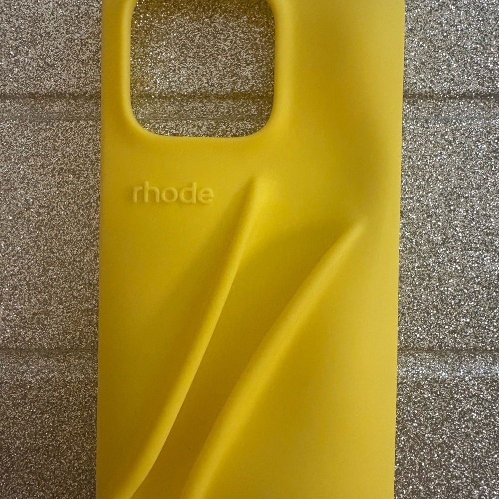 RHODE Vibrant Yellow Phone Case IPhone 14 PRO